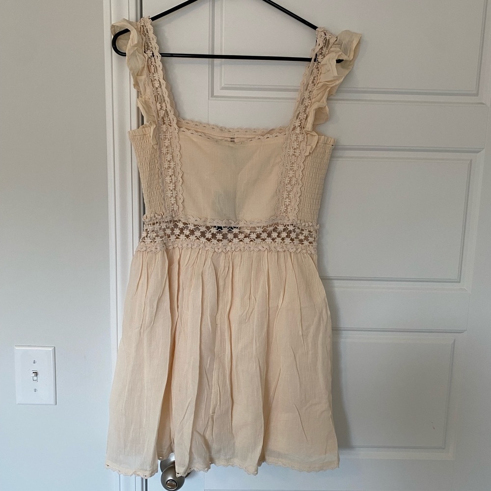 Cream Forever 21 Dress NWT